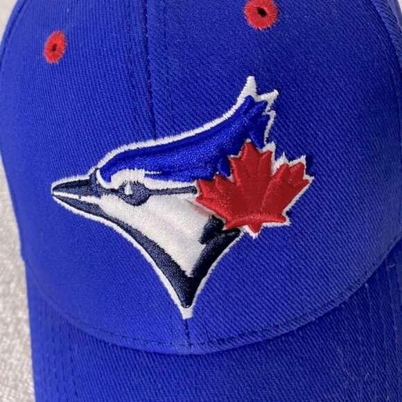 Fan Favorite Blue Red White Blue Jays Baseball Ball Cap - Picture 3 of 13